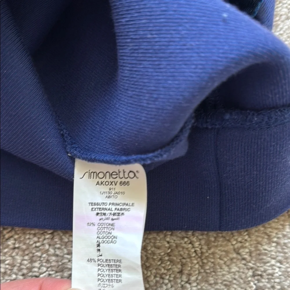 Girls' Blue Ruffle Sleeve Top - Picture 7 of 7
